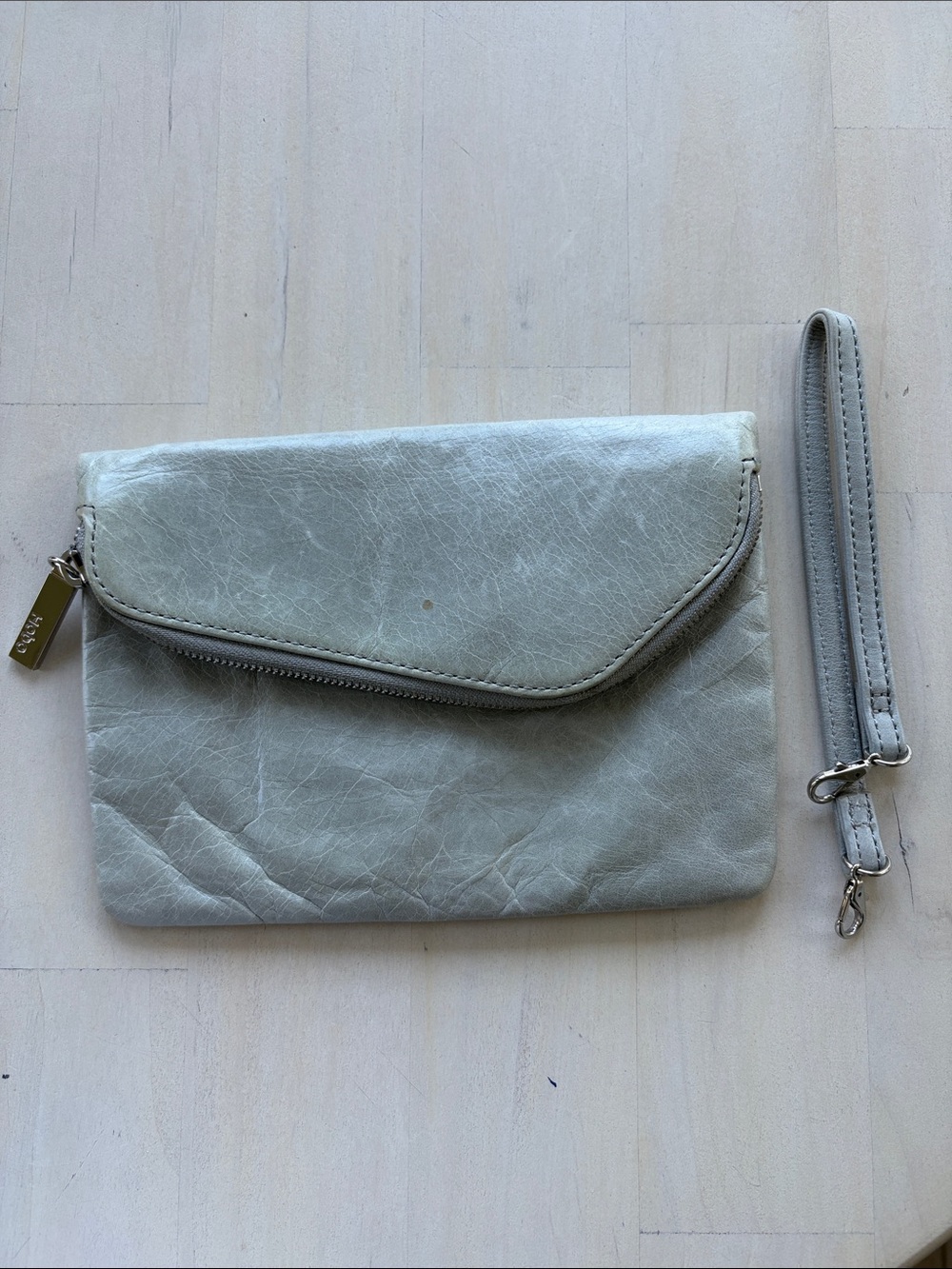 Hobo leather clutch wristlet